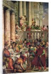 The Marriage Feast at Cana, detail of the left hand side, c.1562 by Veronese