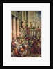 The Marriage Feast at Cana, detail of the left hand side, c.1562 by Veronese