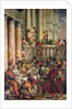 The Marriage Feast at Cana, detail of the left hand side, c.1562 by Veronese