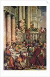 The Marriage Feast at Cana, detail of the left hand side, c.1562 by Veronese