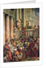 The Marriage Feast at Cana, detail of the left hand side, c.1562 by Veronese
