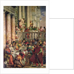 The Marriage Feast at Cana, detail of the left hand side, c.1562 by Veronese