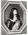 Portrait of Louis XIII engraving by Jean Morin by Philippe de Champaigne