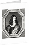 Portrait of Louis XIII engraving by Jean Morin by Philippe de Champaigne