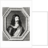 Portrait of Louis XIII engraving by Jean Morin by Philippe de Champaigne