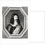 Portrait of Louis XIII engraving by Jean Morin by Philippe de Champaigne
