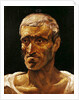 Head of a Shipwrecked Man, study for the Raft of Medusa, 1817-19 by Theodore Gericault
