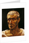 Head of a Shipwrecked Man, study for the Raft of Medusa, 1817-19 by Theodore Gericault