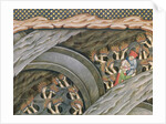 Ms 2017 f.245 Dante's Inferno with a commentary by Guiniforte delli Bargigi, ca. 1440 by Master of the Vitae Imperatorum