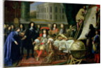 Jean-Baptiste Colbert Presenting the Members of the Royal Academy of Science to Louis XIV c.1667 by Henri Testelin