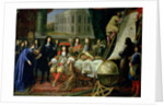 Jean-Baptiste Colbert Presenting the Members of the Royal Academy of Science to Louis XIV c.1667 by Henri Testelin