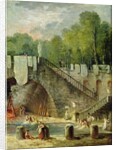 The Washerwomen by Hubert Robert
