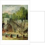 The Washerwomen by Hubert Robert