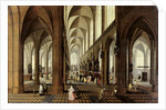 Interior of Antwerp Cathedral, c.1650 by Pieter the Younger Neeffs