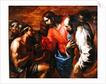Christ Healing the Blind Man of Jericho by Italian School