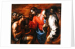 Christ Healing the Blind Man of Jericho by Italian School