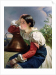 Young Italian at the Well, late 1830s-early 1840s by Franz Xaver Winterhalter