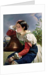 Young Italian at the Well, late 1830s-early 1840s by Franz Xaver Winterhalter