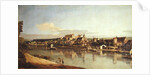 View of Pirna from the right bank of the Elbe, c.1753 by Bernardo Bellotto