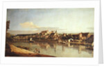 View of Pirna from the right bank of the Elbe, c.1753 by Bernardo Bellotto