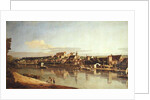 View of Pirna from the right bank of the Elbe, c.1753 by Bernardo Bellotto