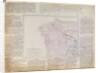 Map of Galicia with the route of the French army and a log, from the campaign in January, 1809 by French School