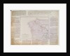 Map of Galicia with the route of the French army and a log, from the campaign in January, 1809 by French School