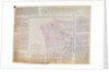 Map of Galicia with the route of the French army and a log, from the campaign in January, 1809 by French School