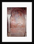 The Martyrdom of St. Lawrence in the presence of the prefect Dacien, early 12th century by Romanesque