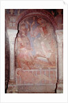 The Martyrdom of St. Lawrence in the presence of the prefect Dacien, early 12th century by Romanesque