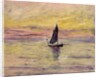The Sailing Boat, Evening Effect, 1885 by Claude Monet