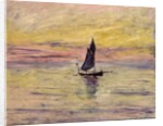 The Sailing Boat, Evening Effect, 1885 by Claude Monet