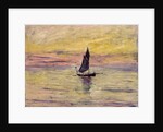 The Sailing Boat, Evening Effect, 1885 by Claude Monet