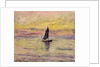 The Sailing Boat, Evening Effect, 1885 by Claude Monet