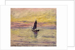 The Sailing Boat, Evening Effect, 1885 by Claude Monet