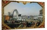 Re-establishment of the Statue of Henri IV on Pont Neuf, 25th August 1818 by Hippolyte Lecomte