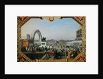 Re-establishment of the Statue of Henri IV on Pont Neuf, 25th August 1818 by Hippolyte Lecomte