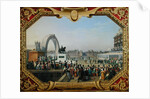 Re-establishment of the Statue of Henri IV on Pont Neuf, 25th August 1818 by Hippolyte Lecomte