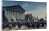 The Palais du Corps Legislatif after the Last Sitting on 4th September 1870 by Jacques Guiaud