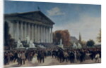 The Palais du Corps Legislatif after the Last Sitting on 4th September 1870 by Jacques Guiaud