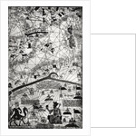 Detail from the Catalan Atlas, 1375 by Abraham Cresques