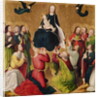 The Virgin in Glory with the Apostles, central panel of a triptych, late 15th century by Master of the Lyversberg Passion