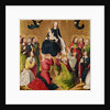 The Virgin in Glory with the Apostles, central panel of a triptych, late 15th century by Master of the Lyversberg Passion