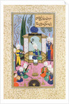 Ms B-284 Fol.33b The Court of the Sultan by Islamic School