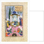 Ms B-284 Fol.33b The Court of the Sultan by Islamic School