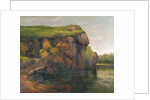 Rocky Cliffs by Gustave Courbet