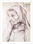 Portrait of the artist's mother, 1514 by Albrecht Dürer or Duerer