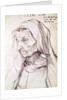 Portrait of the artist's mother, 1514 by Albrecht Dürer or Duerer