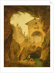 The Fountain under the Grotto by Hubert Robert