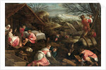 Winter by Jacopo Bassano